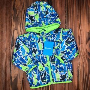 Columbia Baby Fleece Wind Rain Jacket 0-3 Months